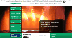 Desktop Screenshot of esapyronics.com